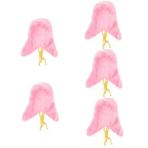 Produktbild: Kisangel Bettkäfig 5st Vogelnest Vogelkäfig Birdcage Vogeldekoration Bird Cage Vogelzubehör Für Käfig Vogel Papageienbett Papagei Warmes Bett Vogel Hängender Umhang Papagei Hängenest Flanell Rosa