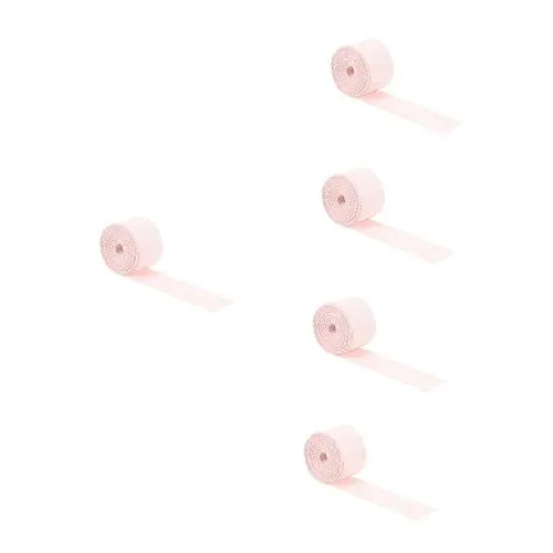 Produktbild: Kisangel 5 Rollen Spitzenschuhe Seidentanzband Rosa Satinband Farbige Schnürsenkel Flache Ballettschuhe Für Damen Rosa Ballettschuhe Band Rosa Damenteile Kinderschuhe Schleife Frau Mädchen