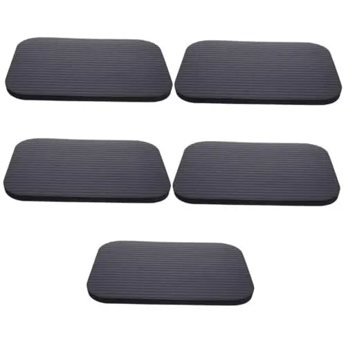Produktbild: Kisangel 5 Stück Garten Kniematte Yoga Kniematte Garten Kniekissen Sport Knieschoner Knieschoner Für Gartenarbeit Kniematte Für Arbeit Garten Sitzmatte Arbeit Knieschoner Nbr Schwarz