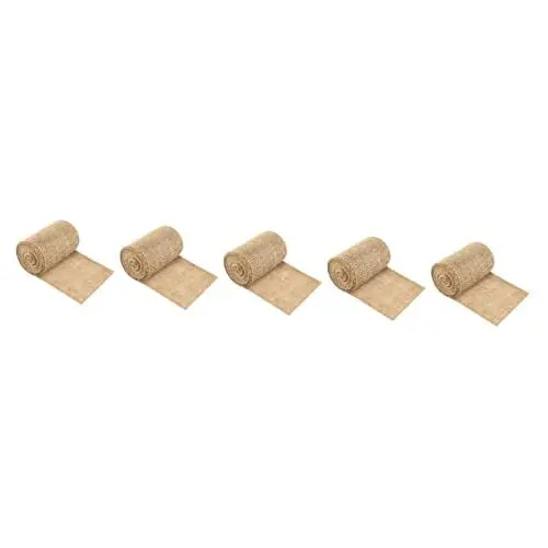 Produktbild: Kisangel 5st Baumschutz Aus Sackleinen Baumschutz Für Setzlinge Pflanzenschutzmittel Für Den Winter Baumschutz Aus Stoff Baumreparaturfolie Reparatur Beschädigter Baumrinde Leinen- Beige