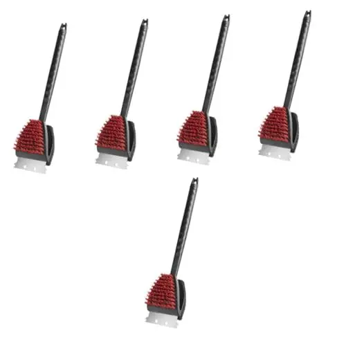 Produktbild: Kisangel 5St Grill-Reinigungsbürste Grillwischbürste grillreiniger für grills Grillzubehör Grillbürste Stahlbürste nützlicher Grillreiniger Grill-Reinigungsschaufel draussen Reinigungskugel