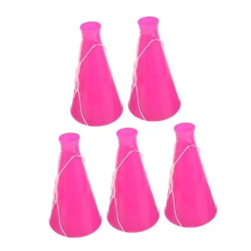 Produktbild: Kisangel 5pcs Party Jubeln Hörner Jungen und Mädchen Jubeln Megaphone Spiel Jubeln Noisemaker Spielzeug