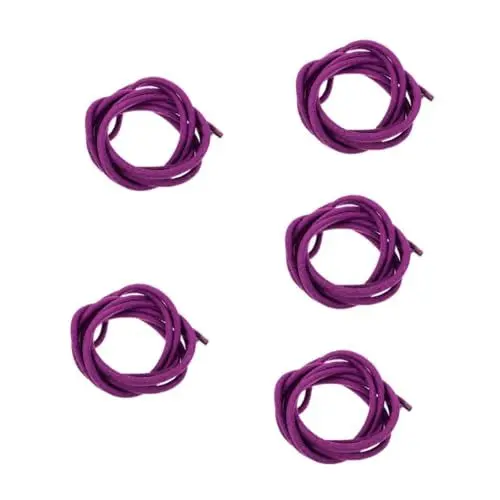 Produktbild: Kisangel 5st Rhythmisches Gymnastikseil Kunstturnseil Flexibles Baumwollseil Multifunktions-gymnastikseil Baumwollseile Praktische Turnseile Violett Baumwolle Tragbar Fitnessgeräte
