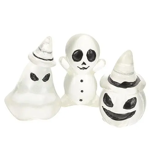 Produktbild: Kisangel 6St Ornamente aus Harz Szene-Layout-Requisite Mini-geisterfiguren Halloween Party Halloween Dekoration Wohnkultur Zubehör für Aquarien Kunstharzdekor Mini-Hausdekor-Requisite Hut