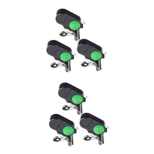 Produktbild: Kisangel Schnur Alarm 6 STK Angelzubehör Elektronisches Zubehör Outdoor-zubehör Bissanzeiger Für Fische Angelruten Glocken Angel Bissanzeiger Sirene Alarm Indikator Nachts Angelausrüstung
