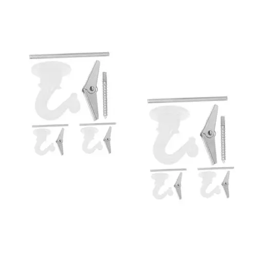 Produktbild: Kisangel 6 Sätze Deckenhaken Balkondekoration Haken Zum Aufhängen An Der Decke Swag Toggle Haken Hängende Pflanzgefäße Für Zimmerpflanzen Swag-haken Für Die Decke Deckenanker Zinklegierung