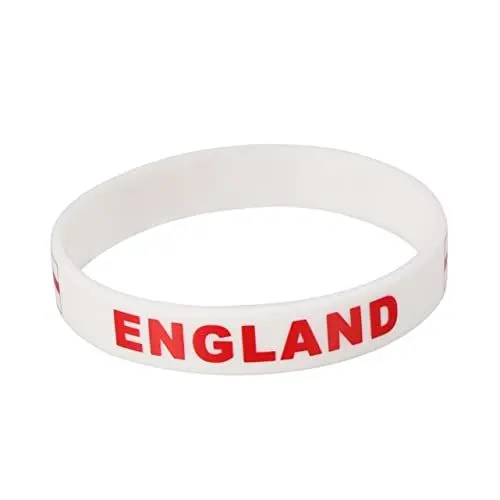 Produktbild: Kisangel Modische Armbänder Mit England-flagge 6er-pack Silikon Bequeme Passform Für Sport Und Spiele