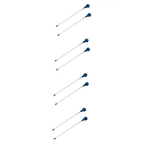 Produktbild: Kisangel 8 STK Korallen fütterung sonde automatische Zuführung langes Acryl aquaristik zubehör meerwasser Aquarium Korallenfutterspender aus Silikonglas Futterspender für Aquarienfische