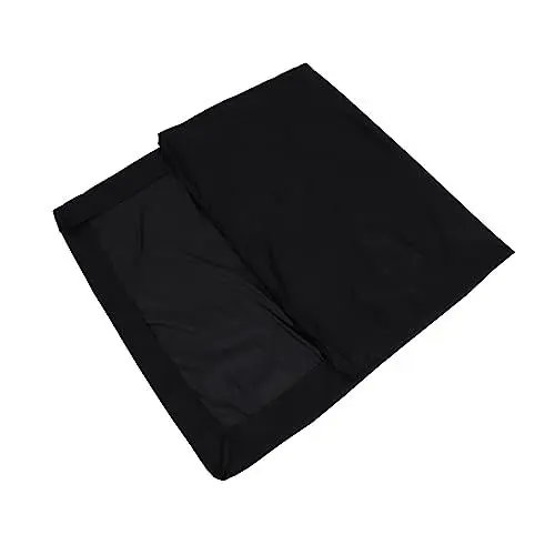 Produktbild: Kisangel Billardtisch Staubschutz Tischdecke Aus Stoff Abdeckung Für Billardtische Möbelbezug Aus Stoff Tragbare Schreibtischabdeckung Schwarze Tischdecke 210d Werkbank Schwer Oxford-Stoff