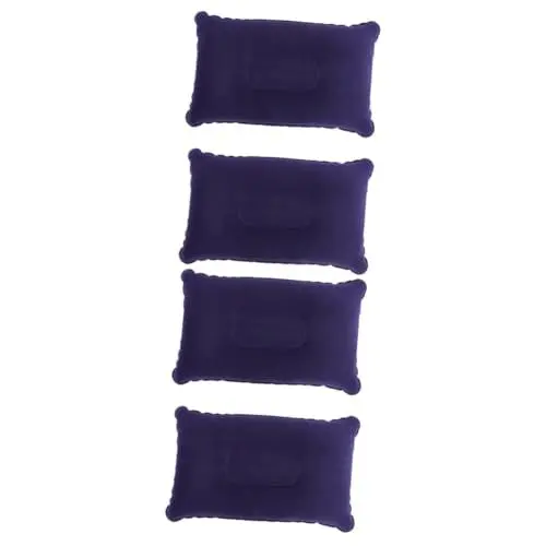 Produktbild: Kisangel 2sets Ergonomisches Nackenkissen Tragbares Aufblasbares Reisekissen Für Camping Wandern Büro 2pcs * 2