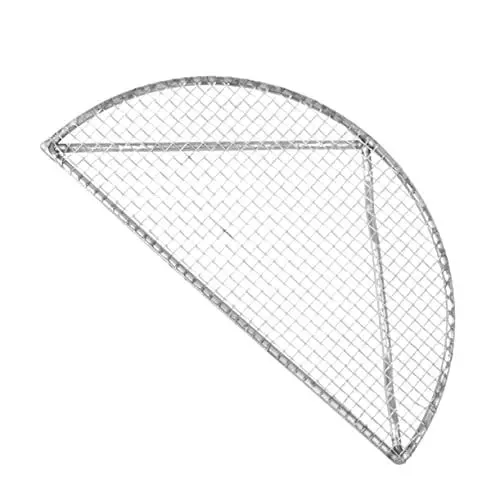 Produktbild: Kisangel Edelstahl Barbecue Grillnetz Für Gasgrills Abnehmbares Klappbares Grillgitter Vielseitiges Grillzubehör Für Perfekte BBQ Erlebnisse Ideal Für Fleisch Und Gemü