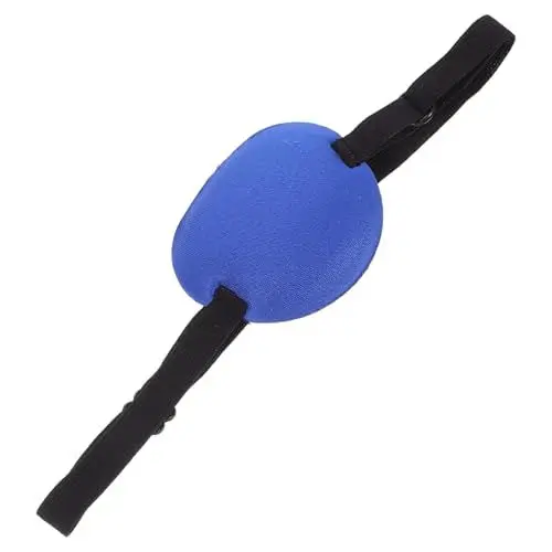 Produktbild: Kisangel Für Hunde Verstellbare Weiche Augenklappe Haustierzubehör Hund Augenklappe Multifunktionale Augenklappe Heimtierbedarf Augenklappe Für Hunde Augenschutz Polyester Blue