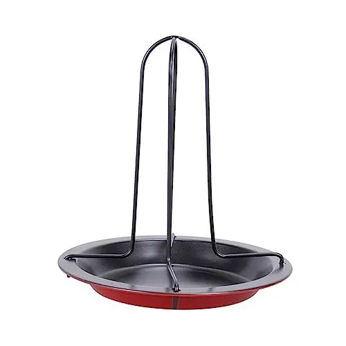 Produktbild: Kisangel Grill 1Stk japanische Grillkohle Barbecue-Hähnchen-Grill Grillhähnchengestell Rattan-Dekor Backform Grillrost Camping-Grillständer draussen Grillgabel Camping-Grillgabel