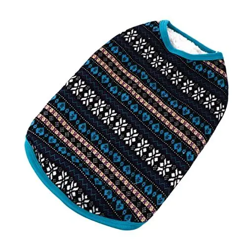 Produktbild: Kisangel Hundepullover Für Herbst Und Winter Bequemer Und Warmer Fleece-Mantel Für Kleine Und Mittelgroße Hunde Für Trendige Haustierbesitzer Kreativen Designs