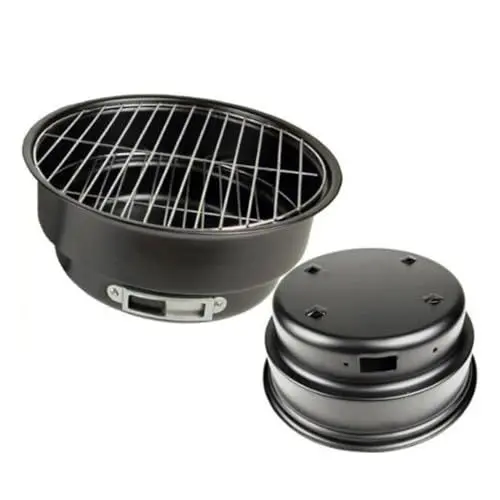 Produktbild: Kisangel Tragbarer Grillrost Grills Barbecue Holzkohle Tragbarer Grill Edelstahlgrill Bbq Grill Barbecue Edelstahlgrill Zufällige Farbe