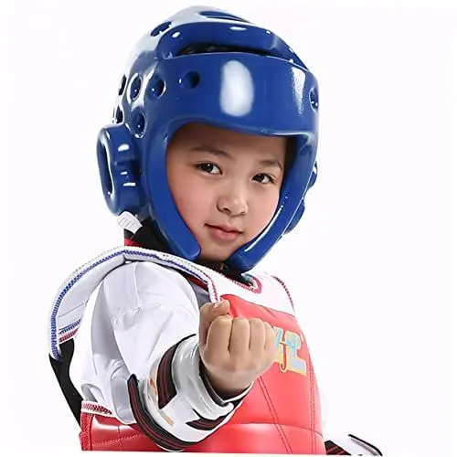 Produktbild: Kisangel Karate-taekwondo-helm Für Kinder Ohren- Und Offenes Gesichtsdesign Größe Xs