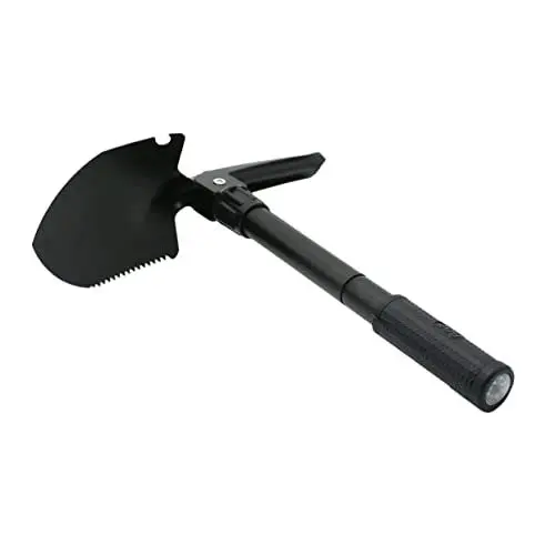 Produktbild: Kisangel Klappschaufel Sandschaufel Leichte Campingschaufel Klappspaten Kleiner Tragbare Schaufel Werkzeug Outdoor-Schaufel Handpflanzer Pflanzschaufel Draussen Legierter Stahl