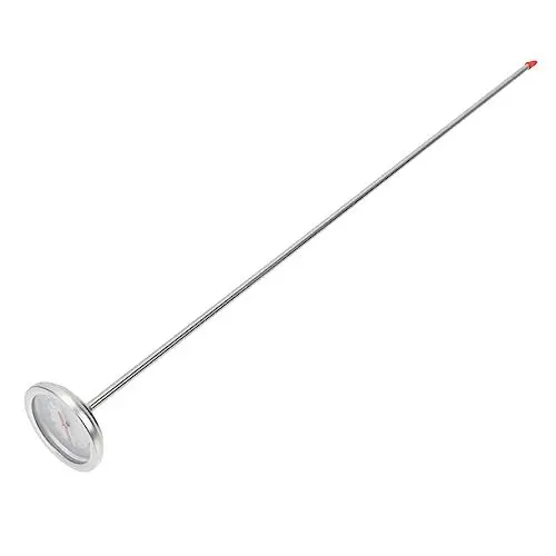 Produktbild: Kisangel Kompost-thermometer Messgerät Zur Messung Der Bodentemperaturmesser Gartenthermometer Kompostthermometer Feuchtigkeitsmesser Für Pflanzen Sondentyp Rostfreier Stahl Anlage
