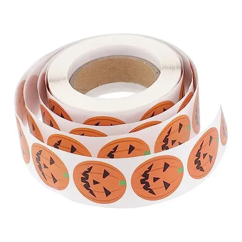 Produktbild: Kisangel Kreative Halloween Kürbisaufkleber Für DIY Projekte Selbstklebende Dekoration Für Partys Und Festlichkeiten Verschiedene Abnehmbar Und Langlebig