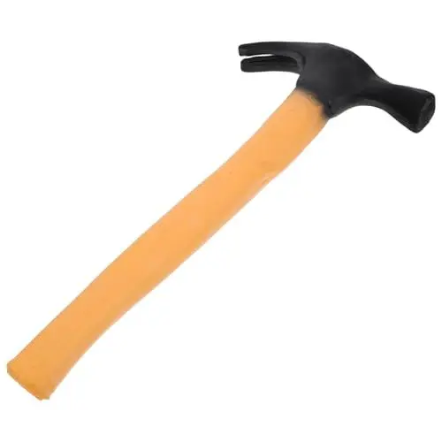 Produktbild: Kisangel Lustiger Gummihammer Spielzeug, Halloween Requisitenhammer für Partys, Cosplay Scherzspielzeug, Mehrfarbig, 28,5 x 12,5 x 2 cm