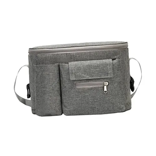 Produktbild: Kisangel Mumientasche Mama Einkaufstasche Tragetasche Zum Wickeln Windeltaschen Mama Handtasche Wickeltasche Rucksack Mama Tasche Tragetasche Windel Reisetasche Lenker Groß Nylon Baby