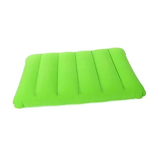 Produktbild: Kisangel 2stücke Aufblasbares Nackenkissen Für Camping Ergonomisches Reisekissen Leicht Tragbar Für Nickerchen Im Freien Büro Schützt Nacken Kopf Material Langlebig