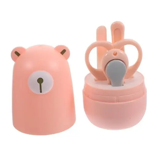 Produktbild: Kisangel Nagelpflege-set Mit Fingernagelschere Und Nagelknipser Kohlenstoffstahlmaterial Rutschfester Griff Leicht Zu Schneidende Nägel Für Neugeborene Und Kleinkinder
