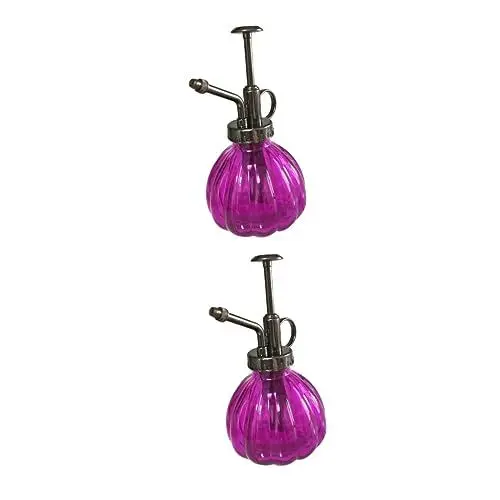 Produktbild: Kisangel Ornamente 2 STK wassersprüher sprühfontänen gartensprüher Krankenhaussprüher Blumensprühkessel Glas Gießkanne Wassersprühflasche Gieße die Blumen Spritzgerät Violett Sprühgerät