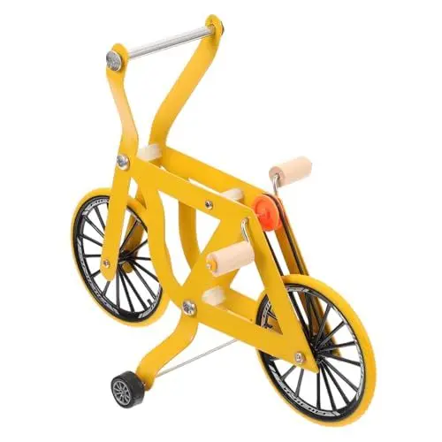 Produktbild: Kisangel Papageien Fahrradspielzeug - Intelligentes Trainingsspielzeug FüR VöGel PäDagogisches Vogelspielzeug Zur FöRderung Der Vogelintelligenz Papageienspielzeug Aus Plastik