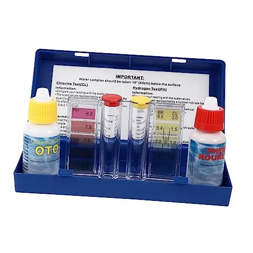 Produktbild: Kisangel All-in-tester Pool-ph-meter-tester Spa-testkit Aquarium-teststreifen Tragbare Ph-testbox