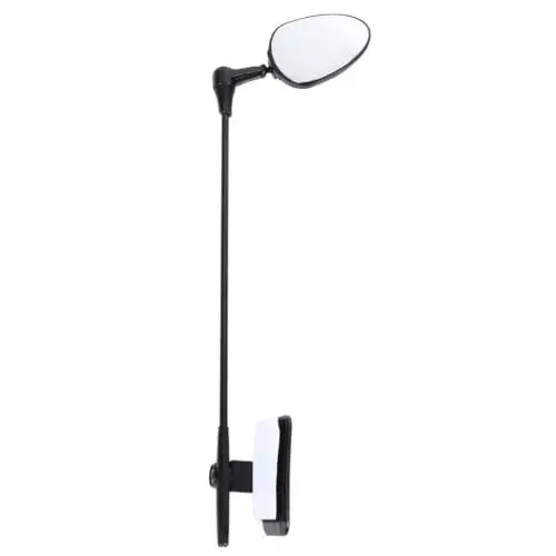 Produktbild: Kisangel Reithelm Cascos Para Bicicletas Reiterhelm Helmspiegel Helm Rückspiegel Fahrrad Ebener Spiegel Schwenkbarer Spiegel