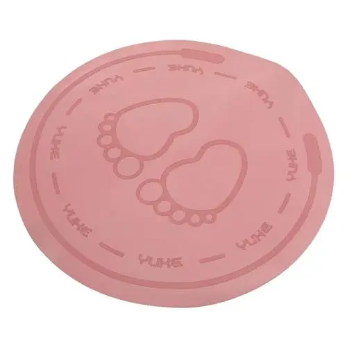 Produktbild: Kisangel Sprungmatte Trainingsmatte Trampolin-Sicherheitspolster Yoga-Essen leises Sprungbrett Springseil rutschfest Korallenrosa kleine Bodenmatte Fitnessmatte Yoga Matte