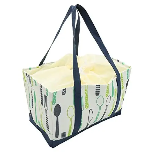 Produktbild: Kisangel Strahlmund-isoliersack Isolierte Picknicktasche Supermarkt Einkaufstasche Lunchpaket Isoliert Isolierbeutel Mit Kordelzug Lunch-Einkaufstasche Groß Aluminiumfolie Einkaufen Zubehör