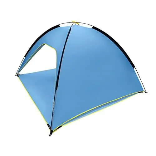 Produktbild: Kisangel Polyester Big Tent Tarp Sonnenschutz Regenfestes Zelt Für Den Außenbereich Einfach Zusammenklappbares Auto-campingzelt 3 Belüftung