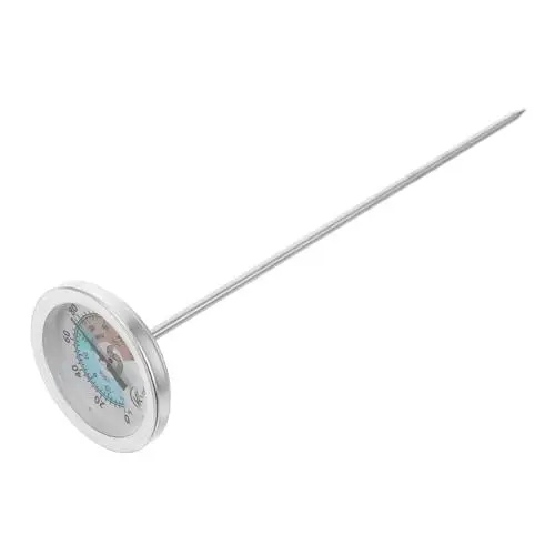 Produktbild: Kisangel Thermometer Feuchtigkeitsmesser Pflanzen Wasserzähler Für Pflanzen Hygrometersensor Für Die Gartenarbeit Bodentestkits Feuchtigkeitsmesser Für Den Garten Edelstahl 304 Silver