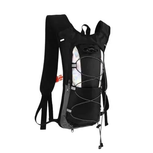 Produktbild: Kisangel Trinkrucksack Für Fahrräder Rucksäcke Reisezubehör Fahrradschlauchtasche Water Buffalo Trinkrucksack Lauftasche Wanderrucksack wasserdichte Fahrradtasche Kletterrucksack