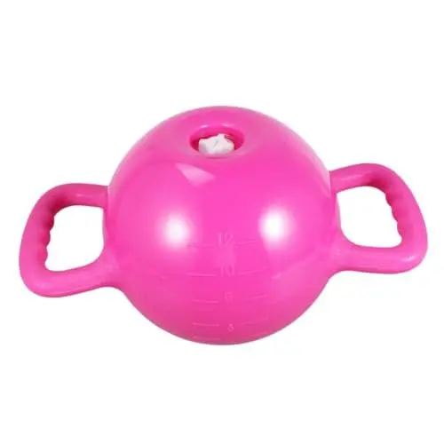 Produktbild: Kisangel Yoga Fitness Wasser Kettlebell Mit Doppelgriffen Anpassbares Sportgerät Für Männer Und Frauen Flache Basis Kräftiges
