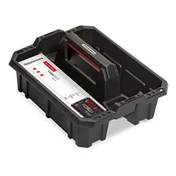 Produktbild: Kistenberg Cargo Plus 40 KCA40S Werkzeug-Tragekasten Werkzeugkasten Werkzeug-Organizer Ergonomischer Griff 6 Herausnehmbare Fächer. 395 x 295 x 190 mm