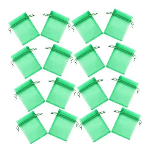 Produktbild: KITANDOVE 100st Fruchtschutzbeutel Obstschutznetzbeutel Multifunktionale Netztasche Aufbewahrungsbeutel Für Obst Fruchtnetz Obstnetzbeutel Schutztasche Für Den Garten Green Organza