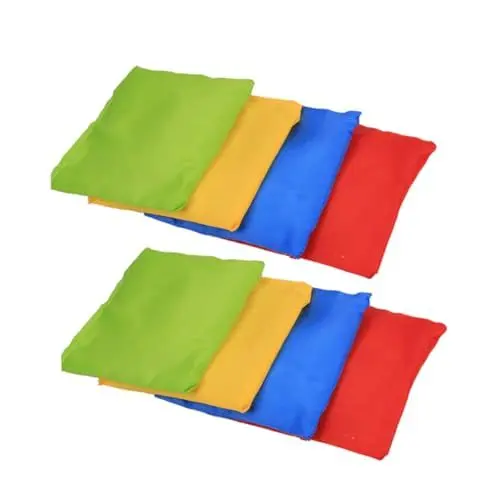 Produktbild: KITANDOVE Sitzsäcke Spiel Sitzsäcke Für Spiel 12 Stück Nylon Spielzeug Für Kinder Wurfspiel Sitzsack Robuste Leuchtende Farben