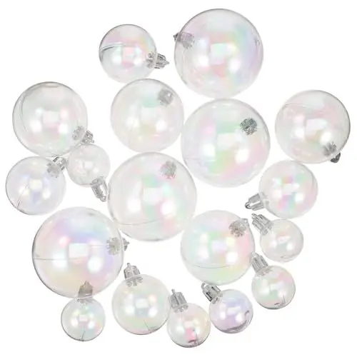 Produktbild: KITANDOVE Hochleistungs-Kugeln Weihnachtsdekoration 18-teiliges Weihnachtskugel-Set Zum Befüllen Weihnachtskugel- -Set Christbaumschmuck