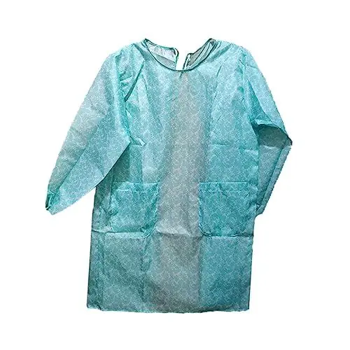 Produktbild: KITANDOVE 1Stk wasserdichte Schürze Langarmschürze für Erwachsene Vollärmelige Schürze Malerschürze Schürzenärmel kitchen apron werkenschürze Schürzenkleid Schürze aus Polyester Heimzubehör
