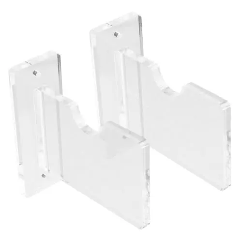 Produktbild: KITANDOVE Angelrutenhalter Für Wandmontage Paar Stabile Acryl Rutengestelle Angelrutenständer Organizer Aufbewahrungshalter
