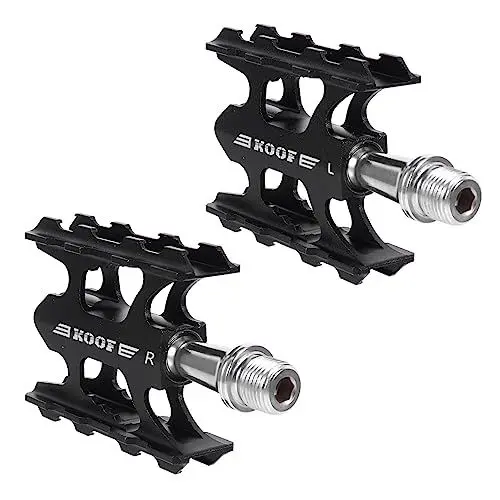 Produktbild: KITANDOVE Einen Fahrrad-Pedal Fahrradplattformpedale rutschfeste Fahrradpedale Legierungspedal Flaches Pedal Für Mountainbikes Und Rennräder
