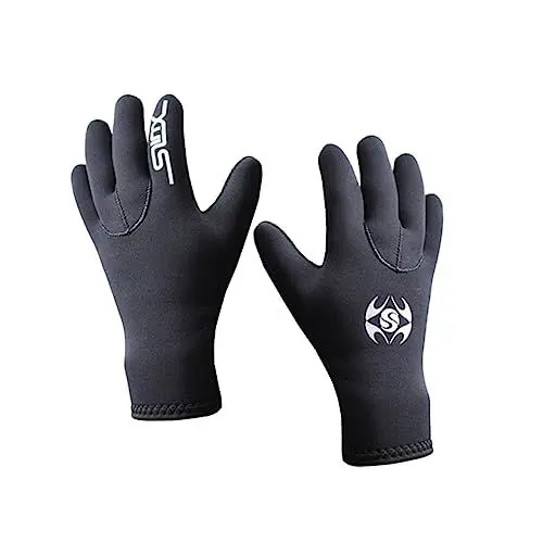 Produktbild: KITANDOVE 1 Paar Tauchhandschuhe Zum Angeln Kratzfeste Tauchhandschuhe Nicht Handschuhe Zum Tauchen rutschfeste Handschuhe Zum Schwimmen Schnorchelhandschuhe