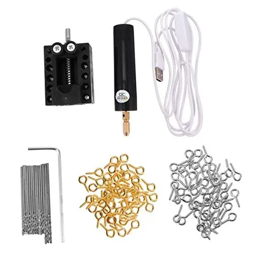 Produktbild: KITANDOVE 1 Satz Augenstecker-set Für Schafe Handbohrer Einkaufswagen Auf Rädern Mini-präzisionsbohrer Mini-handbohrmaschine Elektronischer Schraubenzieher Holzbearbeitungsbohrer Abs