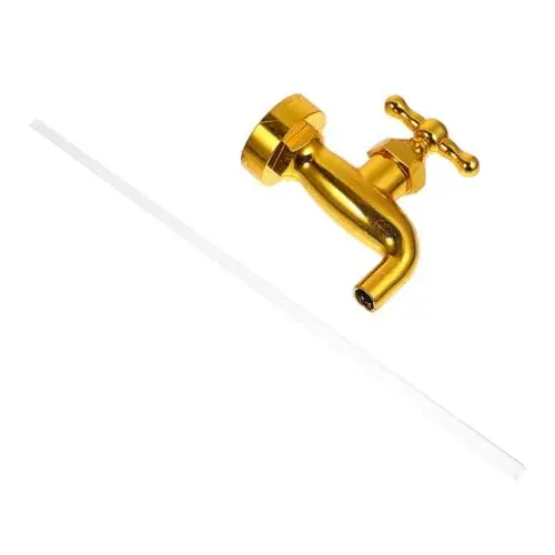 Produktbild: KITANDOVE 1 Satz Gartenbrunnen im Freien terassendeko aussendeko gartenwasserhähne Dekorativ Gießkanne Teich Wasserhahn Airbrush-Kit Kunstdekor im Innenhof schwimmender Springbrunnen Plastik