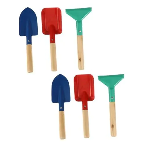 Produktbild: KITANDOVE 1 Satz Gartenwerkzeug-Set Kinder Gärtnern Gartenschaufel Spielzeug Kleine Sandschaufel Gartenspielzeug Für Kinder Mini-rechen Pflanzwerkzeuge Mini-gartenschaufel Eisensprühfarbe