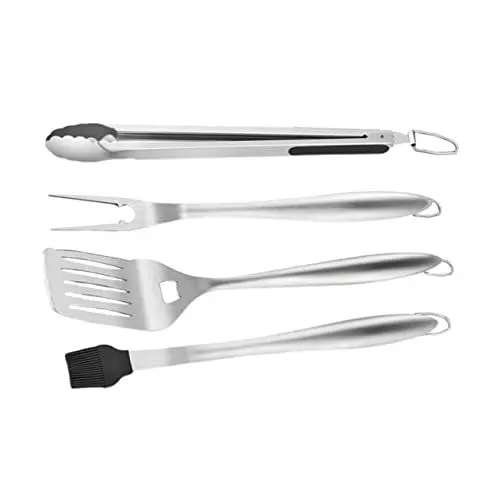 Produktbild: KITANDOVE 1 Satz Grillzange Multifunktions-grillgabel Grillspatel Grillzubehör Langlebig Ergonomisch Für Draußen Grillen Picknick