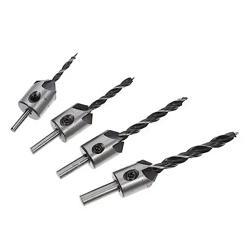 Produktbild: KITANDOVE Senkbohrer-set Für Holzbearbeitung Ausgewählter Stahl Langlebig Und Einfach Zu Bedienen Mit Schraubenschlüssel